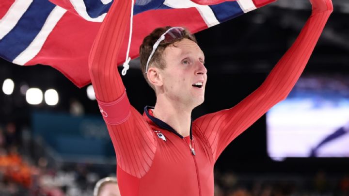 Eitrem conquista el oro en 5.000 m en patinaje de velocidad con nuevo récord olímpico