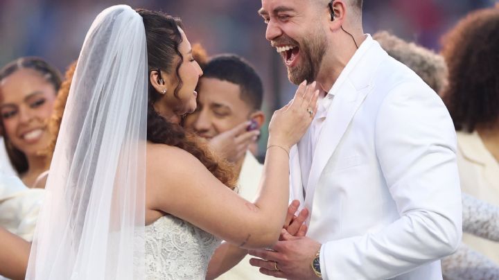Boda celebrada durante la actuación de Bad Bunny en el Super Bowl fue un enlace real