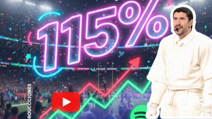 Bad Bunny rompe récords en streaming tras su histórico show en el Super Bowl LX