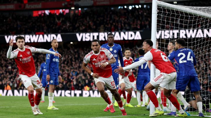 Arsenal mantiene ventaja sobre Manchester City tras vencer al Chelsea