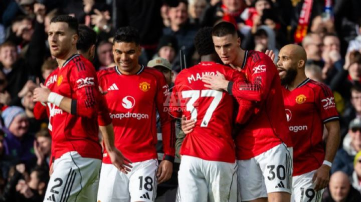 Manchester United sigue invicto en 2026 tras vencer al Crystal Palace