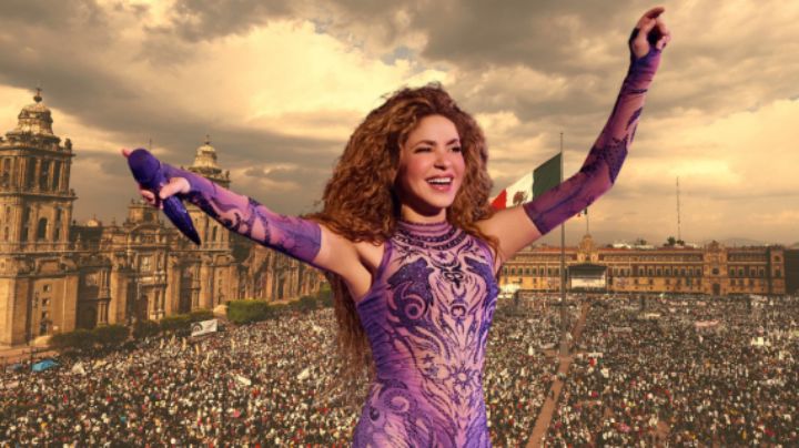 Aquí podrás ver en vivo el show de Shakira en el Zócalo de la CDMX