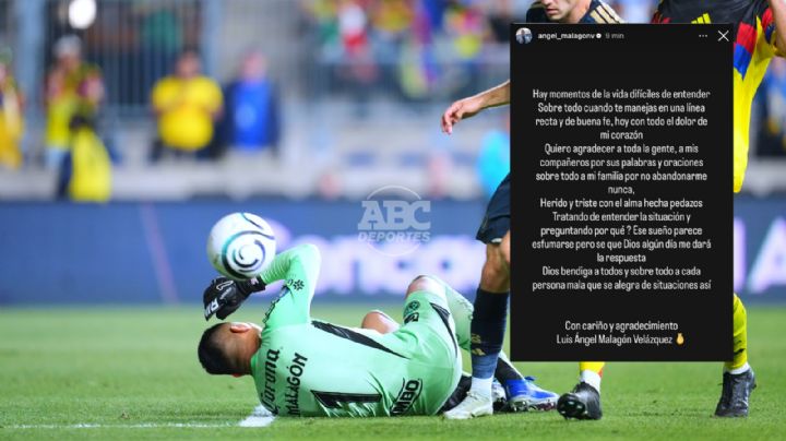 'Herido y con el alma hecha pedazos': Malagón rompe el silencio tras su lesión