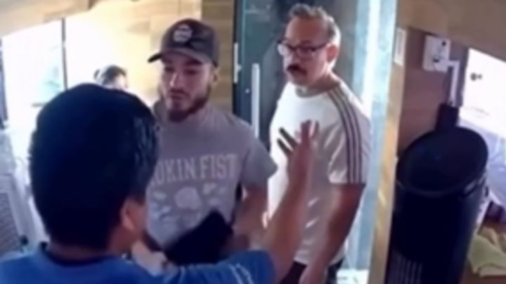 Hombre golpea a guardia en caseta de colonia en Santa Catarina