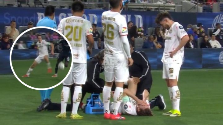 Marcel Ruiz salió lesionado del partido de Toluca, ¿está en riesgo para el Mundial?