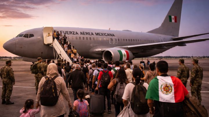 Evacúa México a más de mil ciudadanos de Medio Oriente