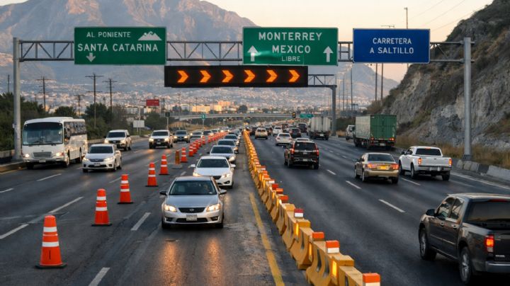 Implementará Santa Catarina contraflujo en carretera a Saltillo