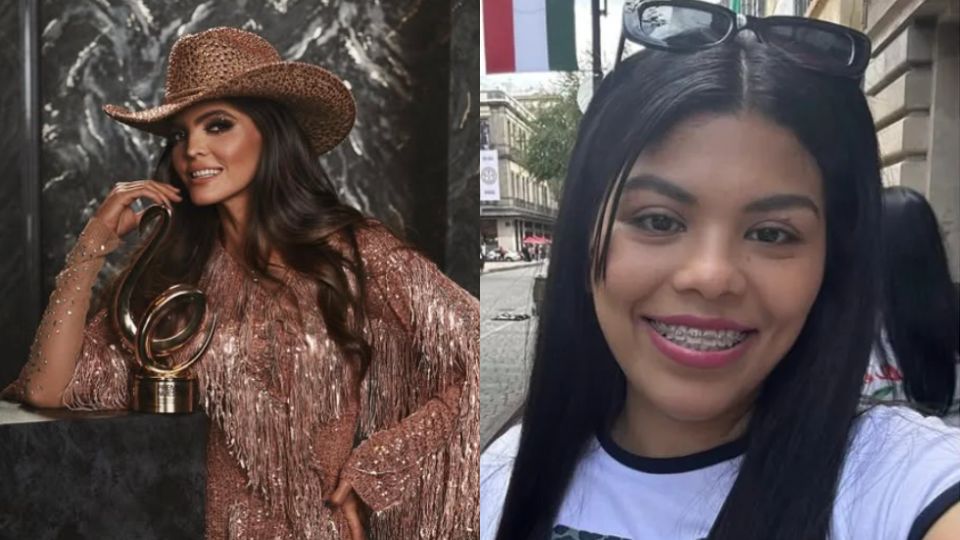 Ana Bárbara y la periodista Adri Toval.