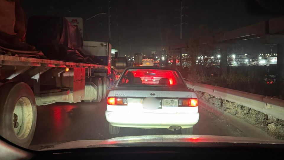 Reportan tráfico en avenida Miguel Alemán | Facebook