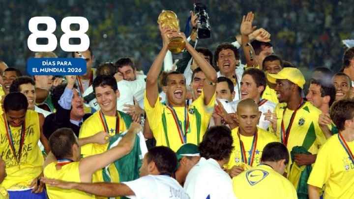 A 88 días del Mundial 2026: Sólo 8 selecciones han sido campeonas del mundo; Brasil, el más ganador,