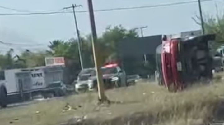 Carambola en la Carretera Nacional deja 4 heridos; vialidad colapsada