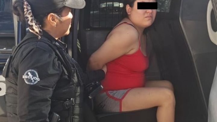 Detienen a mujer por agredir a su novio en Monterrey