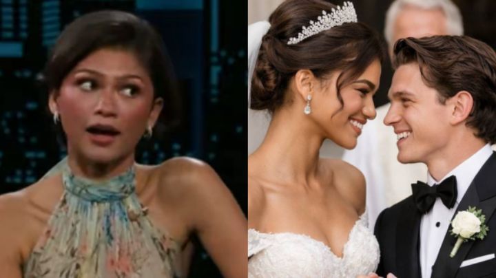 Zendaya reacciona a fotos de supuesta boda con Tom Holland