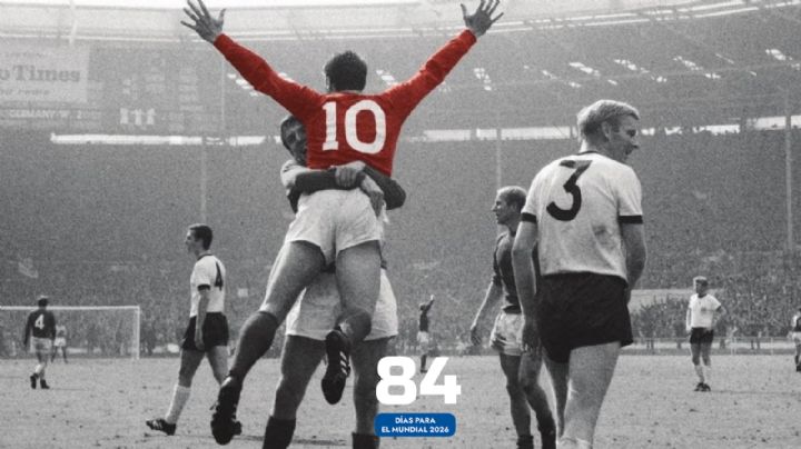 A 84 días del Mundial 2026: Geoff Hurst y el primer hat-trick en una Final de Copa del Mundo