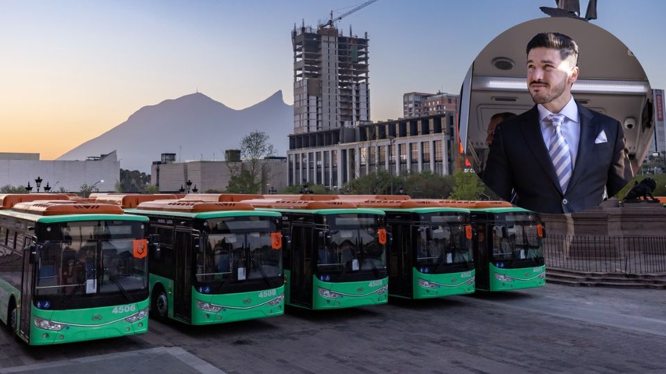 Samuel García encabeza entrega de nuevos camiones en Monterrey | Facebook / Samuel García