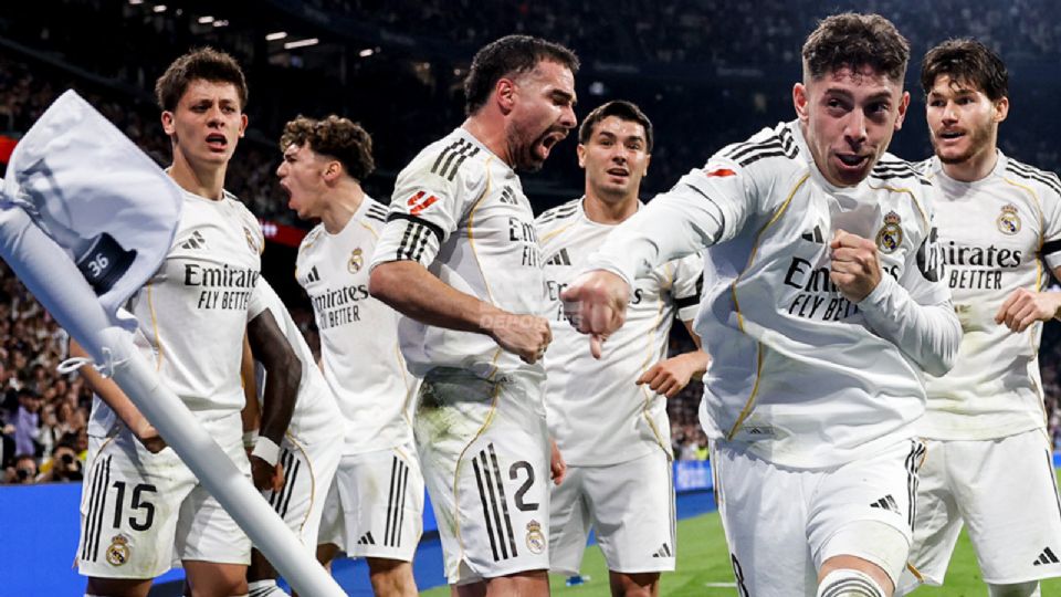 El brasileño marcó dos goles en el Bernabéu.