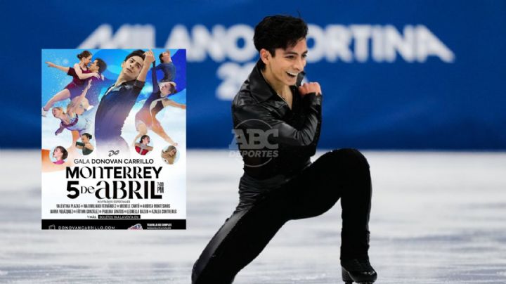 Llega el patinador Donovan Carrillo con espectáculo sobre hielo a Monterrey