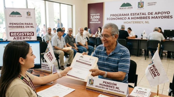 Pensión para hombres de 3 mil pesos en NL: Estos son todos los documentos para registrarte