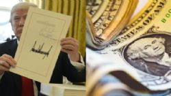 Firma de Trump estará en billetes de un dólar por el 250 aniversario de EU