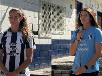 Rayadas inspira a niñas de Santa Catarina mediante el programa social Goles con Causa