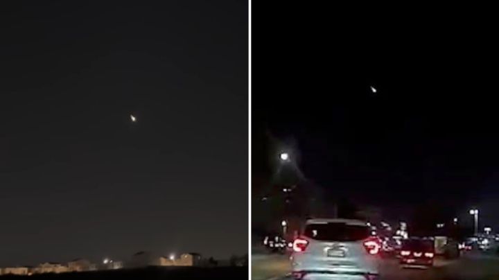 ¿Meteorito? Esto fue lo que se vio anoche en varios municipios de NL