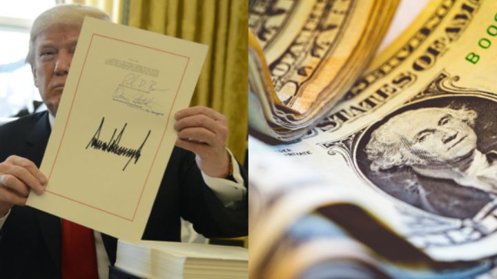 Firma de Trump estará en billetes de un dólar por el 250 aniversario de EU