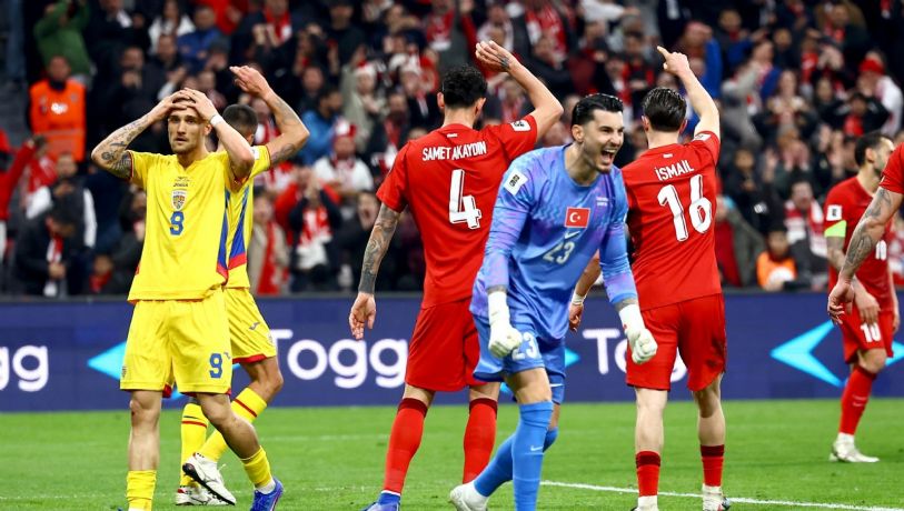 Turquía elimina a Rumania en Repechaje europeo y se pone a una victoria del Mundial 2026