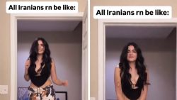 Influencer iraní del 'baile de Trump' pierde a su primo tras ataques estadounidenses