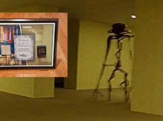 Venden piezas con alfombra y papel tapiz auténtico del edificio que inspiró los backrooms