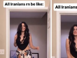 Influencer iraní del 'baile de Trump' pierde a su primo tras ataques estadounidenses