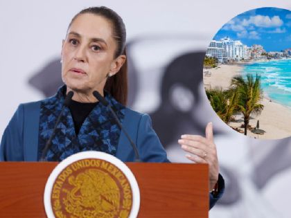 Claudia Sheinbaum afirma que playas de México están limpias tras derrame