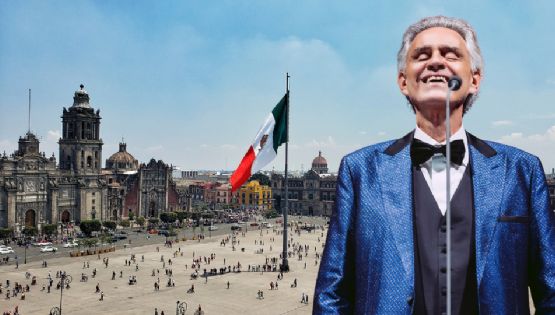 Andrea Bocelli dará concierto gratuito en el Zócalo de la Ciudad de México