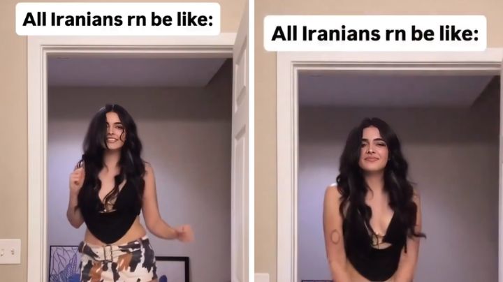 Influencer iraní del 'baile de Trump' pierde a su primo tras ataques estadounidenses
