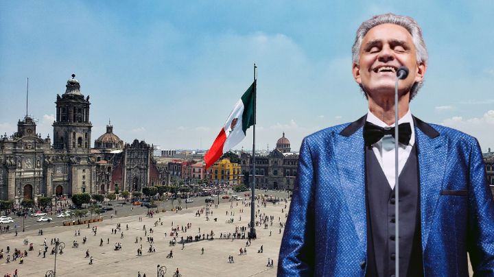 Andrea Bocelli dará concierto gratuito en el Zócalo de la Ciudad de México