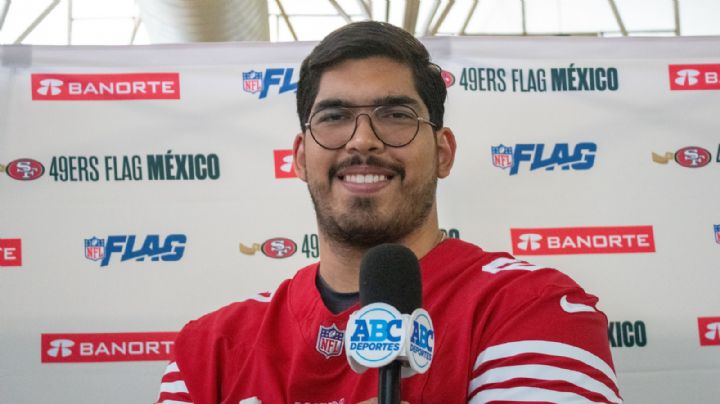 Isaac Alarcón participa en clínica de flag football de San Francisco 49ers en Monterrey