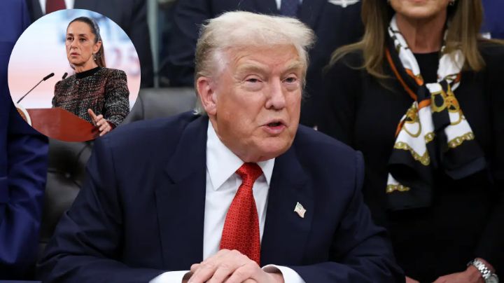 Trump afirma que Sheinbaum lo llamó "sorprendida" por su propuesta de renombrar el Golfo de México