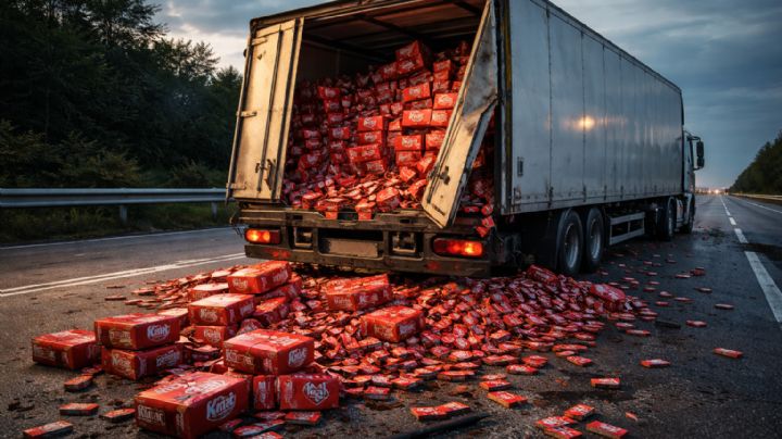 Roban camión con 12 toneladas de chocolate en Europa