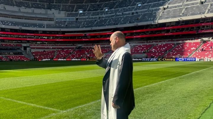 Bendicen el Estadio Azteca previo al México vs. Portugal