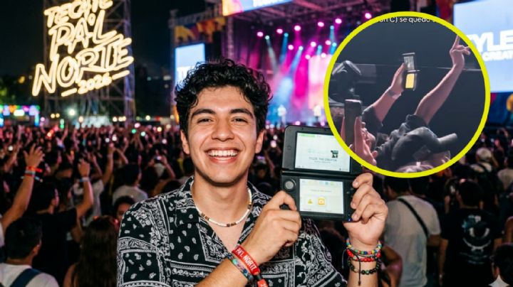 ¿Nuevo hack? Joven usa un Nintendo para grabar en el Pa’l Norte y se viraliza