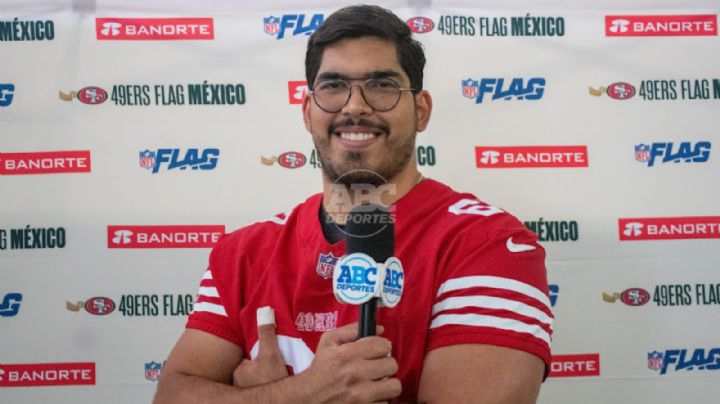 Sueña Isaac Alarcón jugar con 49ers el partido de NFL en México