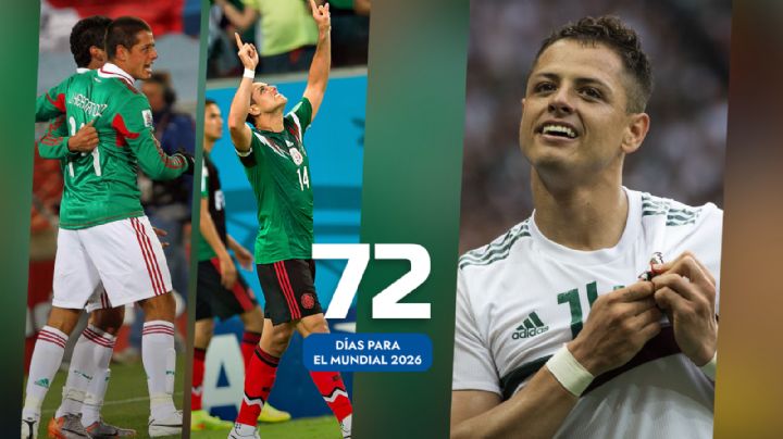 A 72 días del Mundial 2026: Javier Hernández: 4 goles en 12 partidos de Copa del Mundo