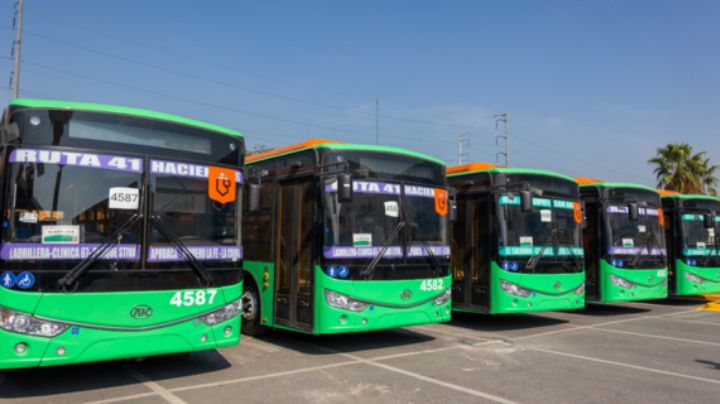 Entregan 28 nuevas unidades para la Ruta 41 en Monterrey