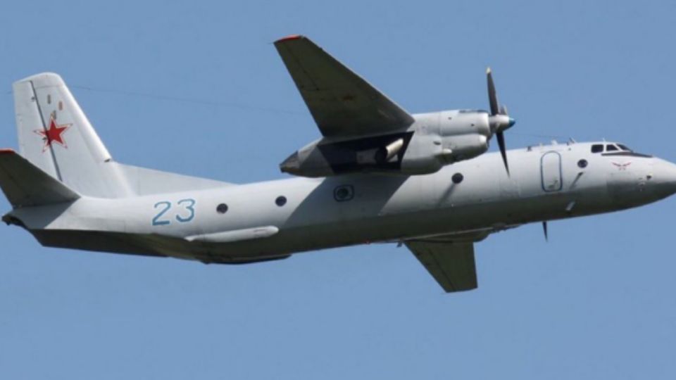 Avión militar ruso (representación).