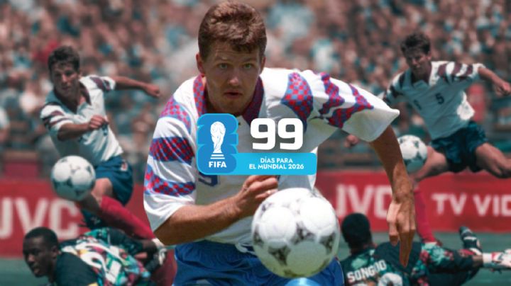 A 99 días del Mundial 2026: Oleg Salenko y sus 5 goles en un partido de Mundial del 1994