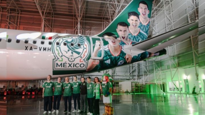 Viva presenta avión especial de la Selección Mexicana rumbo al Mundial 2026