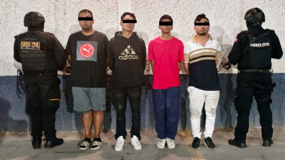 Detienen cuatro hombres armados con droga en Guadalupe