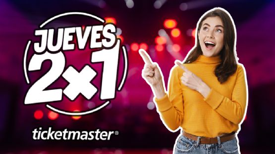 ¿Quieres ir a un concierto? Estos eventos tienen promoción de 2x1 HOY en Ticketmaster