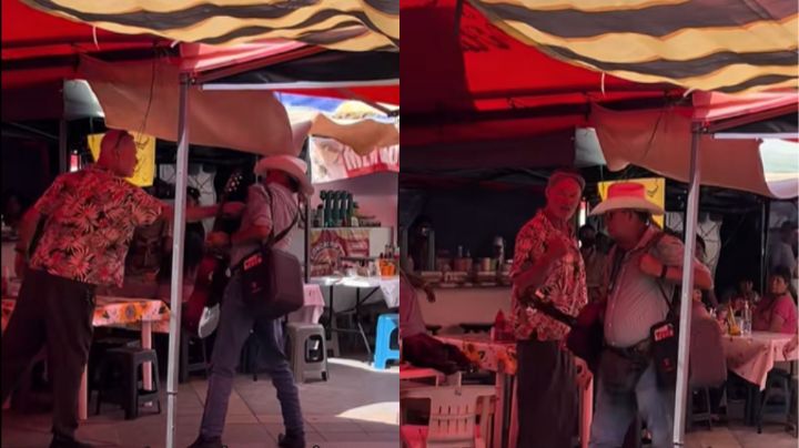 Video viral: Extranjero insulta a músico en pleno tianguis de Tepic