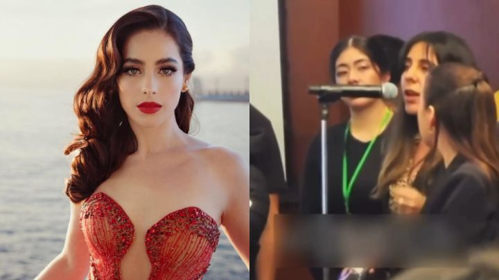 Fátima Bosch confronta a mujer que la acusa de no obtener su corona de forma justa