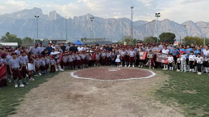 Inauguran temporada 2026 de la Liga de Béisbol de Ligas Pequeñas de García